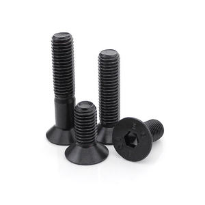 Vis autotaraudeuses à tête plate CSK usinées CNC de haute qualité pour métal, bois, zinguées ou en acier inoxydable - Product Image 3