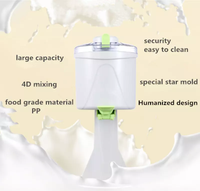 Nouvelle machine à glace molle compacte pour la maison, pour la préparation de glaces aux fruits et au lait, haute productivité