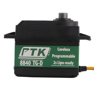 PTK 8840 TG-D metal digital steering gear High torque 24KG 25kg 7.4V high pressure / hollow cup servo 0.12 seconds