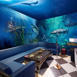Fond d'écran 3D du monde sous-marin Ktv Bar Hotel Thème Fond d'écran Chambre d'enfant Piscine <span class=keywords><strong>Aquarium</strong></span> Océan <span class=keywords><strong>Mural</strong></span> - Product Image 4