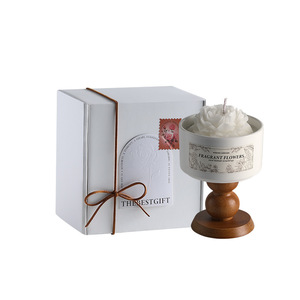 Vela aromática de lujo en frasco de cerámica, de larga duración, regalo para el hogar, aroma para San Valentín, bodas, cumpleaños y fiestas. - Product Image 1