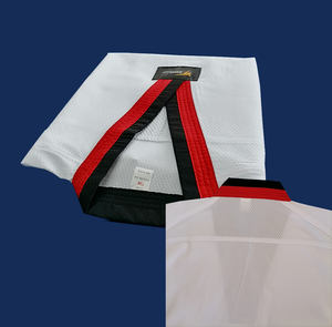Uniforme de Taekwondo <span class=keywords><strong>Dobok</strong></span> <span class=keywords><strong>FIGHTER</strong></span> de Tela Ligera de Poliéster de Alta Calidad - Product Image 5