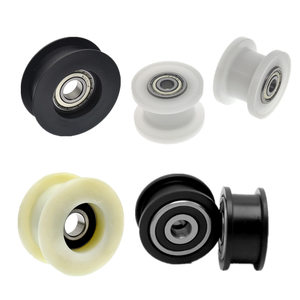 Nylon Sheaves <strong>Wheels</strong> Plastic Slient Pulley with Bearing Wire Rope Pulley Plastic H-shaped Bearing Roller ID17/20/25/30MM - Product Image 6