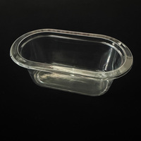 Wegwerp PET PP voedselcontainer blister vacuümvorming fruitverpakking tray op maat gemaakte transparante plastic verpakking tray voor durian