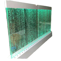 Panneau mural à bulles acryliques emboîtables, écran à bulles d'eau dynamique RGB, multifonctionnel, grand écran d'eau modulable, direct usine