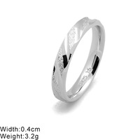 Bague de couple Mobius en argent S925 avec incrustation de moissanite, alliance de mariage, bijoux de fiançailles, d'anniversaire, de fête, vente en gros