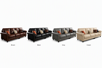 Meubles sur mesure, usine de Foshan, canapé en cuir élégant, moderne, luxueux, style américain, pour villa, appartement, salon, intérieur