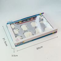 Kit de peinture artistique et artisanale pour enfants Statues en plâtre non peintes Peignez votre propre céramique DIY Prêt à peindre Figurines en plâtre