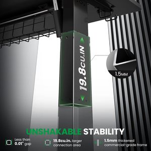 โต๊ะยืนไฟฟ้าทันสมัย48X24นิ้วปรับความสูงได้จัดการสายเคเบิ้ลได้4หน่วยความจำที่ตั้งไว้ล่วงหน้า - Product Image 2