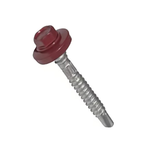 Hex Head <b>Screw</b> With Washer Zinc Plated Steel Coarse Thread Metric 12mm Cap Diameter Class 8.8 - Product Image 3