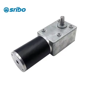 SRIBO 1.5-300rpm 200Kgf.cm 200KG load 5882-50ZY 12V 24V DC Worm Gear Motor High Torque Low Speed gear motor