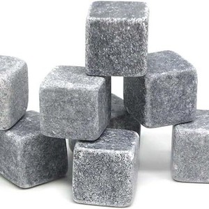 Pierres à whisky personnalisées réutilisables, outils de <span class=keywords><strong>bar</strong></span>, pierres à whisky pour refroidir le whisky, cadeaux pour les amateurs de whisky, coffret en bois - Product Image 2