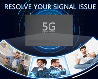 Amplificador/Repetidor/Potenciador de Señal Móvil de Banda Dual Signalsmith LTE 4G 1800MHz+N78 5G 3500MHzAGC+ALC 25dBm