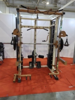 Smith Machine Multifonction Home Gym Smith Maquina Smith Machine avec Câble Crossover Squat Rack Station Tout-en-Un