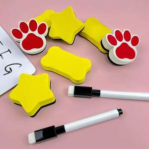 Vente en gros de gomme en <span class=keywords><strong>feutre</strong></span> EVA pour enfants, nettoyeur de <span class=keywords><strong>tableau</strong></span> blanc magnétique facile à effacer avec <span class=keywords><strong>craie</strong></span> - Product Image 3