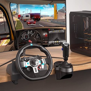ชุดคันเกียร์เกมแข่งรถพร้อมเบรกมือ สำหรับคอนโทรลเลอร์แบบมีสาย Logitech G29 G27 สำหรับพีซี - Product Image 3