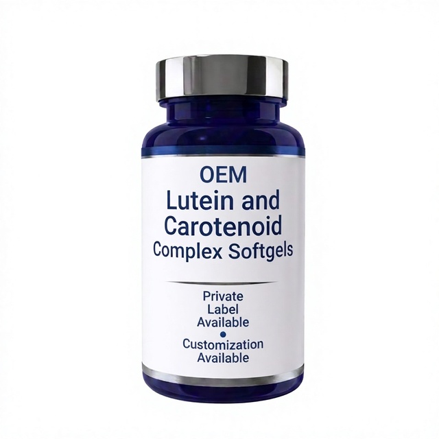 OEM Private Label Carotenoid and Lutein Softgels 30 Count Adult Use Eye Health Support Dietary Supplement