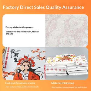 Bolsas de Papel Antigrasa Personalizadas para Hamburguesas, Wraps de Pollo, Sándwiches, Bollos y Pan - Paquete de 1000 - Product Image 3