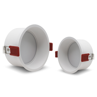Encastré Anti-éblouissement LED COB Downlight Noir/Blanc Dimmable 85-265V Plafonnier Spot Maison Salon Chambre Éclairage