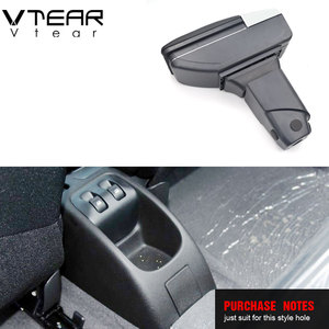 Accoudoir intérieur en cuir de haute qualité, repose-bras avec boîte de rangement en ABS, style de voiture à filetage rouge, adapté à la <span class=keywords><strong>PEUGEOT</strong></span> 206 <span class=keywords><strong>207</strong></span> - Product Image 2