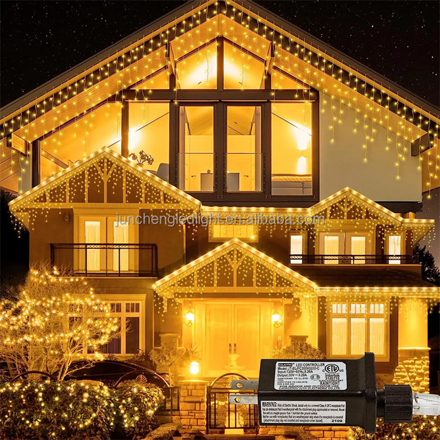 Newish 9M 360 Led Curtain Light With On/off Modes fairy Twinkle String Wedding Party Home Garden Decoration Lights