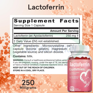 Meilleur Prix Gummies à la lactoferrine bovine Supplément nutritionnel pour adulte Gummies à la lactoferrine - Product Image 3