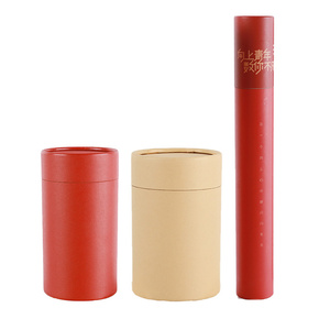 Factory Direct Sale Luxury Fashion Black Round Paper Tube Package Red Wine Boxes box packaging with logo