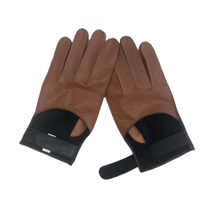 Gants en cuir de chèvre véritable pour <span class=keywords><strong>homme</strong></span>, parfaits pour la conduite automobile et la <span class=keywords><strong>moto</strong></span>, équipement extérieur tendance pour le cyclisme - Product Image 5