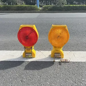 Luce di Segnalazione Solare per Barriere Stradali, Luce Lampeggiante Solare, Luce di Avvertimento <span class=keywords><strong>LED</strong></span> Solare - Product Image 2