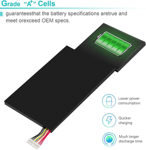 แบตเตอรี่แล็ปท็อป Li-ion BTY-M6K สำหรับ MS-16K3 MS-17B4 MSI รุ่น11.4V ชาร์จ52.4Wh ได้ในสต็อก - Product Image 3