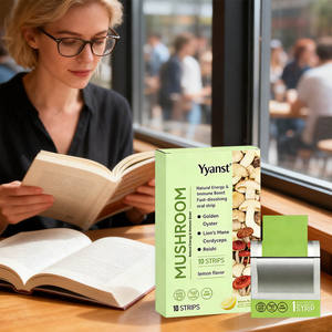 OEM/ODM Tiras Orales de Champiñones con Sabor a Limón, Ingredientes Naturales para Mejorar la Concentración, la Energía y la Inmunidad, para Adultos, Muestra Gratis - Product Image 1