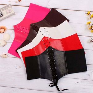 823 Corset Wide <b>Belts</b> PU Leather Slimming Body <b>Belts</b> for Women Elastic Waist Usa Mairun Casual 12cm*65cm Four Seasons - Product Image 2