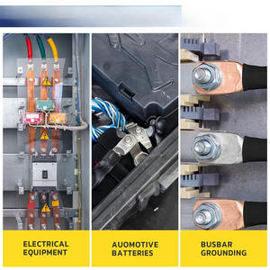 Terminales de Batería de Estaño, 60 Piezas, AWG 8 6 4, Conectores de Cable de Cobre de Alta Resistencia, Conectores Automotrices Prensados en Frío - Product Image 5