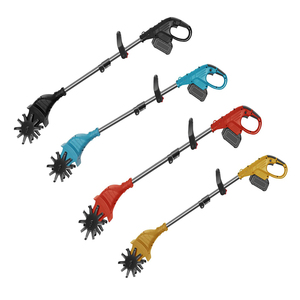 21V 无线迷你花园耕耘机除草机伸缩杆锂电电池供电 1.5AH 25CM 工作深度耕耘机 - Product Image 2