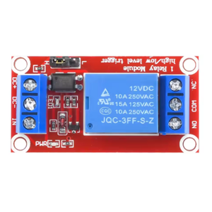 โมดูลรีเลย์ 1 ช่อง 5V 12V พร้อมออปโตคัปเปลอร์ รองรับทริกเกอร์ระดับสูงและต่ำ - Product Image 4