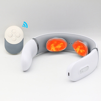 Masseur cervical pour soins de santé, massage par impulsions TENS, vibration Shiatsu, télécommande, soulagement ciblé des douleurs au cou et aux épaules
