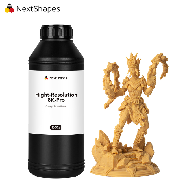 NextShapes Factory High Performance 405nm LCD DLP 3D Printing Resin Red Wax UV 3D Printer Resin for 3D Coloured Resin Printer