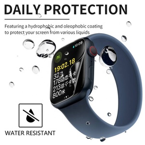 Protector de pantalla 3D de hidrogel para reloj inteligente, película protectora de pantalla para Apple S8 <span class=keywords><strong>SE</strong></span> Watch, 41mm, 45mm, TPU, cubierta curvada completa - Product Image 6