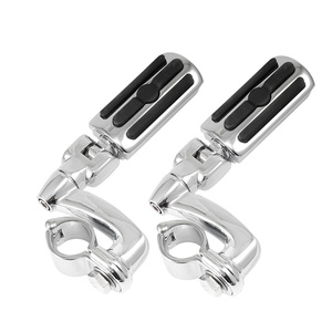 Pedales de aluminio para motocicleta, reposapiés, montaje de reposapiés de <span class=keywords><strong>Motor</strong></span>, Kit de montaje de carretera para Dyna <span class=keywords><strong>Fat</strong></span> <span class=keywords><strong>Bob</strong></span> Softail Sportster - Product Image 2