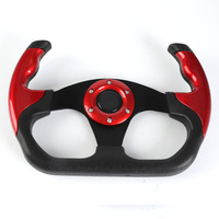 Volante de Carreras de 320 mm con Empuñadura de PU, Directo de Fábrica, OEM, ODM, Color Personalizado Disponible, Venta al Por Mayor