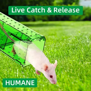 X-pest 2024 mới nhất bẫy chuột ar04e Pro nhân Đạo cho vật nuôi và trẻ em đạp đường hầm bẫy tái sử dụng bền chuột chuột Chuột động vật gặm nhấm bẫy chuột