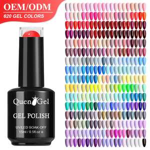 Kit de Vernis à <span class=keywords><strong>Ongles</strong></span> Semi-Permanent Professionnel, Fabrication Personnalisée, Couleurs au Choix, Gel UV 15ml, Marque Privée - Product Image 2