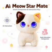Peluche musicale interactive électronique pour chat, chantant, parlant et dansant, trois couleurs, taille personnalisable, vente en gros