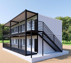 Contenedor de Acero Ignífugo de Ensamblaje Rápido LCL, Casa Contenedor Desmontable de Montaje Rápido con Diseño Moderno de Mediados de Siglo para Uso en Oficinas - Product Image 2