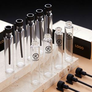 Custom Low MOQ 2ml Amber Glass Dropper <b>Bottles</b> Clear Mini <b>Sample</b> Vials with Wand for <b>Perfume</b> and Aromatherapy - Product Image 2