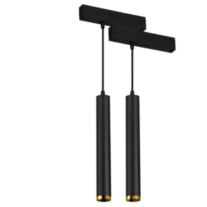 Luces <span class=keywords><strong>de</strong></span> pista LED <span class=keywords><strong>de</strong></span> 3 circuitos flexibles modernas, sistema <span class=keywords><strong>de</strong></span> iluminación <span class=keywords><strong>de</strong></span> riel, iluminación colgante montada en Led - Product Image 3