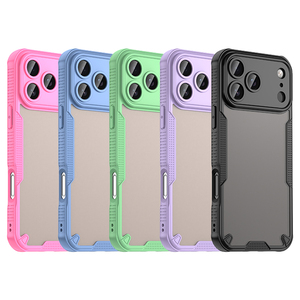 เคสโทรศัพท์ <span class=keywords><strong>iPhone</strong></span> 18 Pro Max แบบด้าน ผิวสัมผัสนุ่มแบบฝ้า กันกระแทก สำหรับ <span class=keywords><strong>iPhone</strong></span> 15 16e 17 18 - Product Image 1