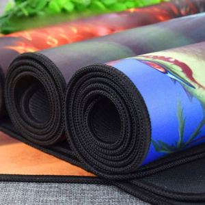 Custom Dark Blue Nylon <b>Small</b> Mouse Pad 6x8 Inches-Thermal Transfer Printing Non- Waterproof Mat for Wireless Mouse Home - Product Image 2