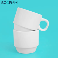 Tasses à sublimation en céramique pour thé et café et ensemble de supports métalliques – Tasses à eau et mugs à café pour impression par transfert thermique