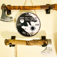 Crochets de suspension muraux en bois pour épées, support pour armes d'arts martiaux, hache, couteau